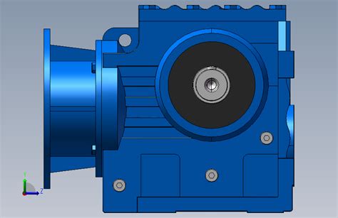 S97zp蜗轮蜗杆减速机 S97 1761 M6 Ab P160 Solidworks 2018模型图纸下载 懒石网