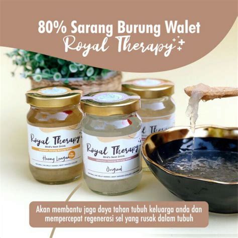 Jual Royal Therapy Bird S Nest 80 Minuman Sarang Burung Walet Asli