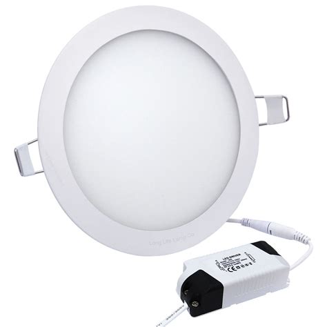 18w Led Round Recessed Ceiling Flat Panel Down Light Ultra Slim Cool