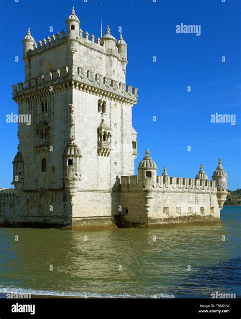 Portugal Lisbon Belem Belem Tower Torre De Bel M Stock Photo Alamy