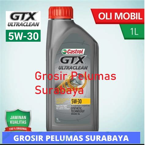 Jual Original Oli Mesin Castrol GTX Ultra Clean 5W 30 5W 30 5W 30 1