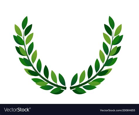 Laurel Wreath Royalty Free Vector Image Vectorstock