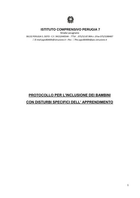 PDF PROTOCOLLO PER LINCLUSIONE DEI BAMBINI CON