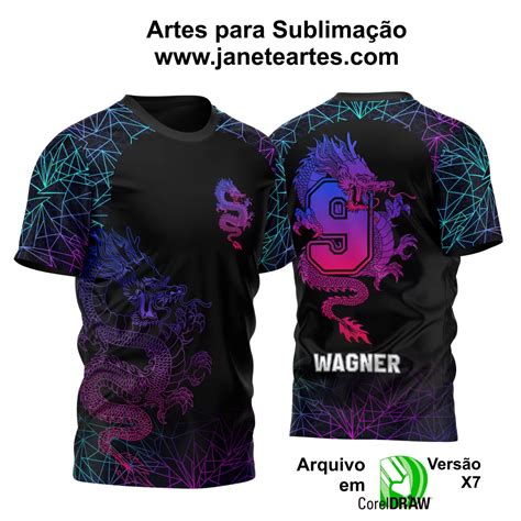 Arte Vetor Camisa Nono Ano Modelo Dragao Modelo Janete Artes