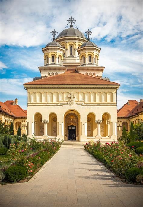 Koronacyjny Archbishop Katedra Alba Iulia Rumunia Obraz Stock Obraz