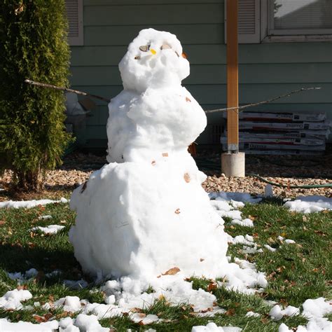 Melting Snowman – Photos Public Domain