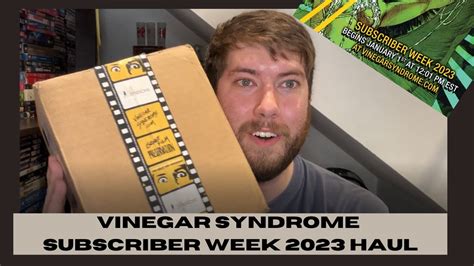 Vinegar Syndrome Subscriber Week Haul For Youtube