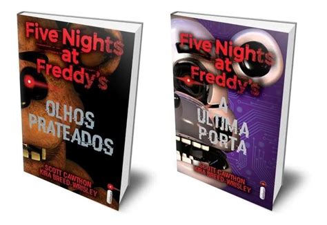 Kit De Livros Five Nights At Freddy S Olhos Prateados A Ltima