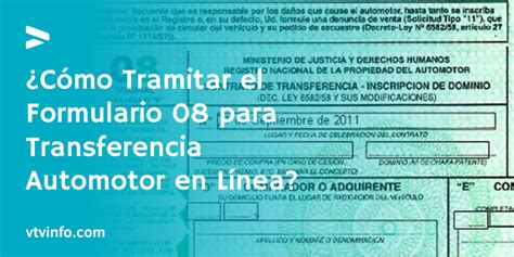 C Mo Tramitar El Formulario Para Transferencia Automotor En L Nea