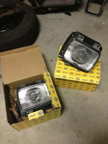 Par De Faros Vw Caribe Jetta Golf Mk1 Mk2 Lupa Hella Westy En Venta En