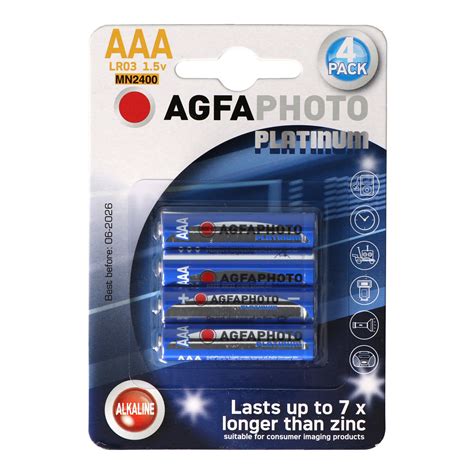 X Agfaphoto Micro Aaa Alkaline Batterie Lr Er Pack Platinum