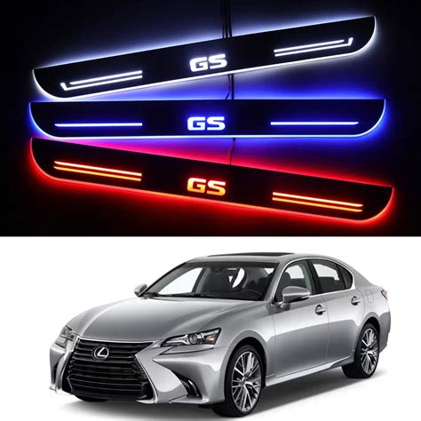 Lexus Illuminated Door Sills Lexus GS Custom Scuff Plates