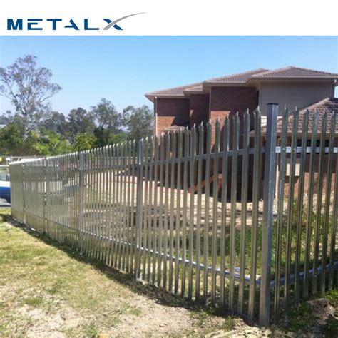 High Quality Steel Residential Security Palisade Fence Metal Curved