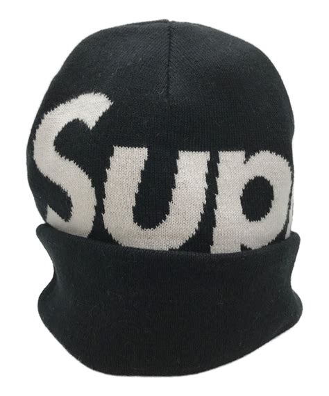 Supreme シュプリーム ビッグロゴ ビーニー ニットキャップ 帽子 Cap