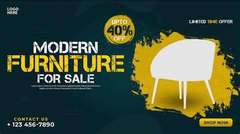 Luxury Furniture Web Banner Design 37962675 Psd