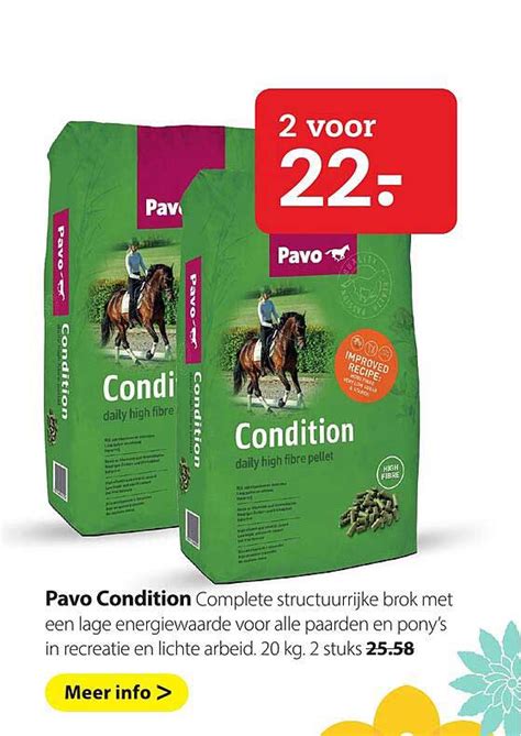 Pavo Condition Aanbieding Bij Boerenbond 1Folders Nl