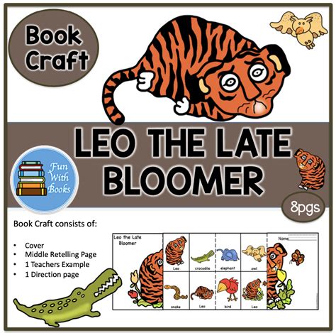 Leo The Late Bloomer Book Craft Book Units By Lynn