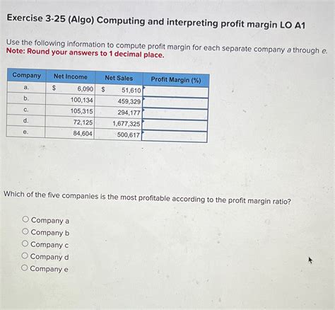 Solved Exercise Algo Computing And Interpreting Chegg