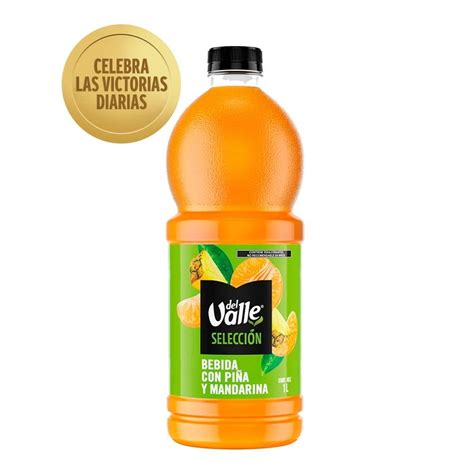 Bebida Con Fruta Del Valle Con Piña Y Mandarina 1 L Walmart