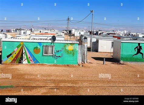 The Refugee Camp Zaatari In Jordan Is One Of The Worlds Largest Refugee Camp And Is