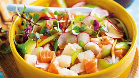 Salade Tahitienne Aux Deux Poissons Rapide D Couvrez Les Recettes De