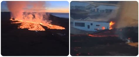 Vulkan na Islandu eruptirao guta kuće ispred sebe