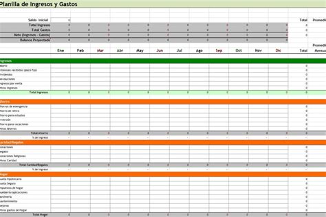 Plantillas Gratis De Gastos En Excel