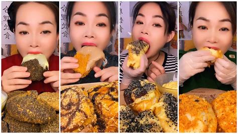 ASMR MUKBANG EATING FRIED BREAD 54 Kwai Eating Shows YouTube