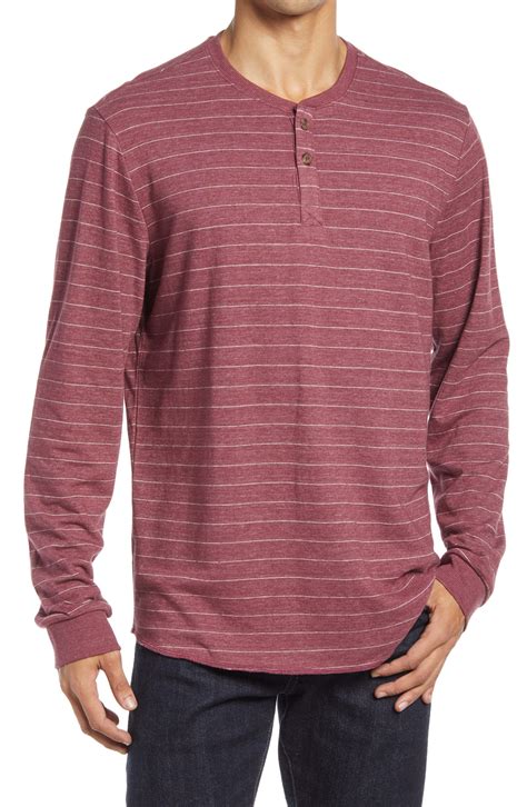 Marine Layer Stripe Long Sleeve Henley 30 Nordstrom Lookastic