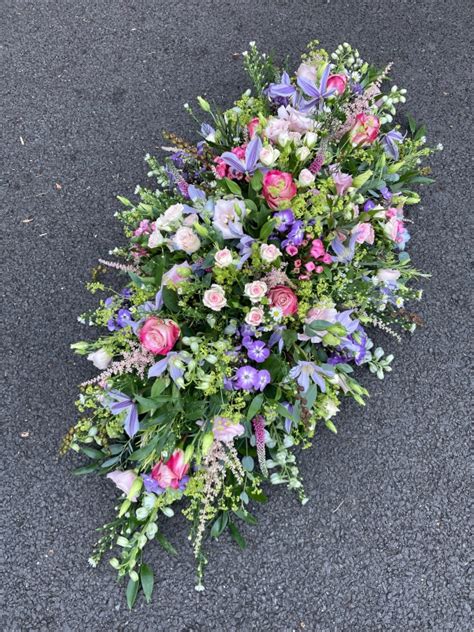 Pastel Double Ended Funeral Spray Buy Online Or Call 01372 277119