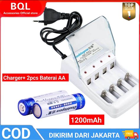 Charger Baterai Aaaaa Doublepow Batu Batre A2 Slot Baterai Bisa Di Cas Charger Baterai 4 Slot