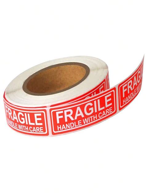 300pcs Fragile Handle With Care Stickers Warning Labels For Shipping And Moving Shein Uk