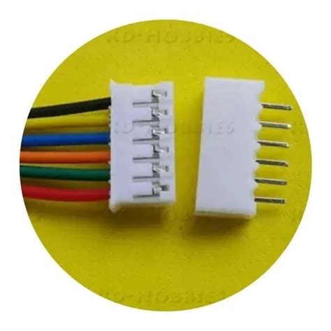 Mini Conector Jst Ph 6 Vias Passo 2 0mm 05 Pares Parcelamento Sem Juros