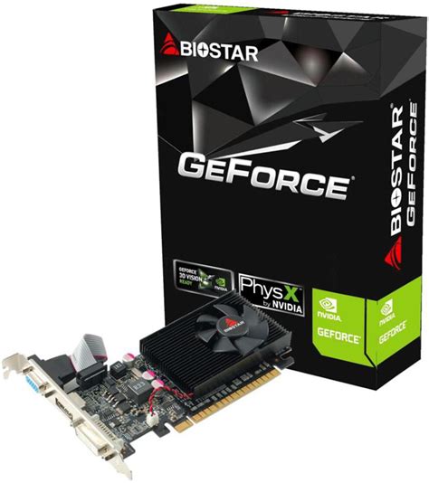 Видеокарта Biostar Pci Ex Geforce G210 1gb Ddr3 64bit 5891333 Dvi