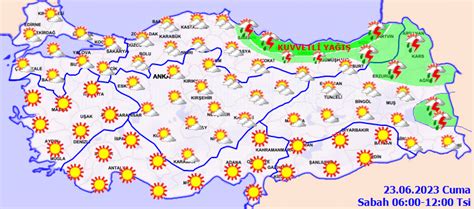 Meteoroloji den 8 kent için sarı ve turuncu kodlu uyarı