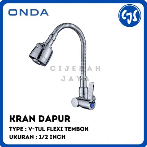 Jual Onda Kran Dapur Cuci Piring Angsa Flexibel V Tul Tembok Tanam