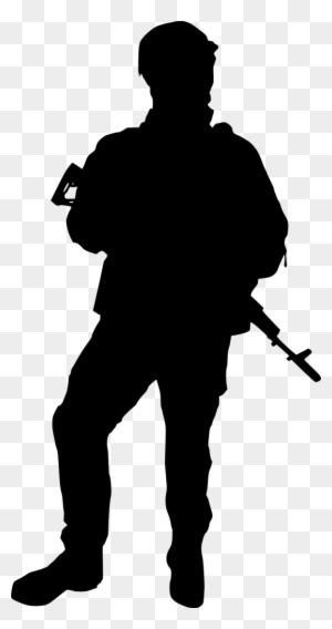 Soldier Silhouette Clipart Transparent Png Clipart Images Free