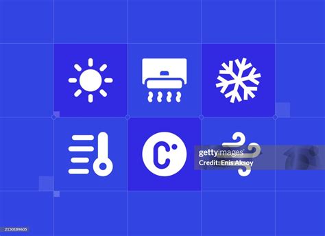 Heating And Cooling Icons High Res Vector Graphic Getty Images
