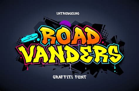 Road Vanders Font By Cikareotype · Creative Fabrica Graffiti Font