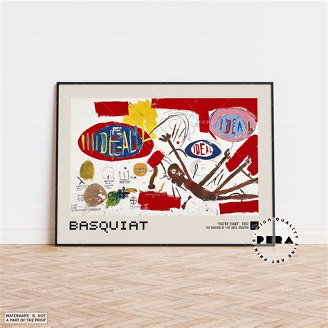 Jean Michel Basquiat Basquiat Print Street Art Basquiat Victor