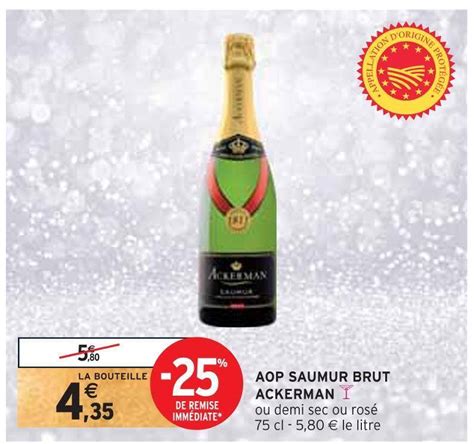 Promo Ackerman aop saumur brut chez Intermarché