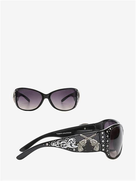 Montana West Double Pistol Sunglasses For Women Montana West World