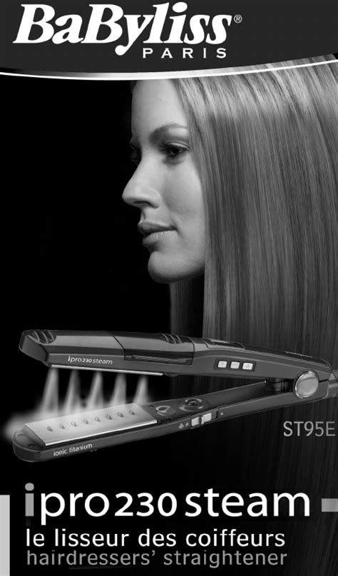 Инструкция BaByliss ST95E ipro 230 Steam русский 89 страницы