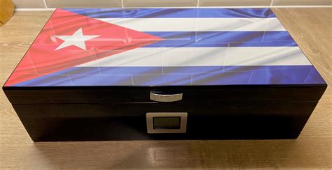 Buy Cigar Humidor Cuba Flag Online | Cigar Nights, UK