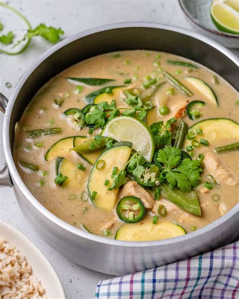 Minutes Thai Green Chicken Curry Healthy Fitness Meals