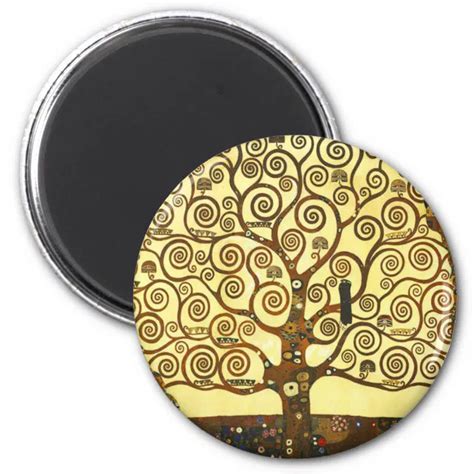 Gustav Klimt Tree Of Life Magnet Zazzle