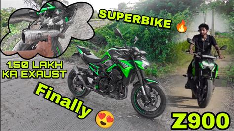 Finally Kawasaki Ninja Z900 Worth 12 50 Lakh 😍 Superbike Reactions ️ In Sagwara Kawasaki