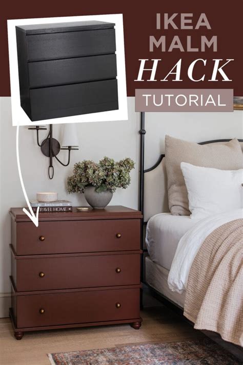 Ikea Malm Nightstand Hack Jenna Sue Design