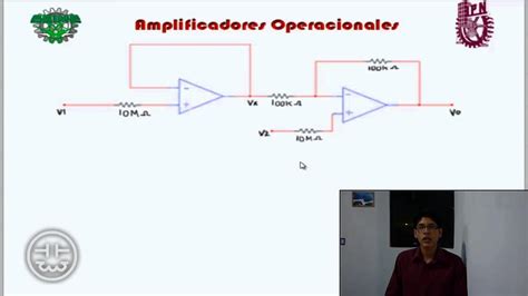 Analisis De Circuitos Amplificadores Operacionales Esime Culhuacan Youtube