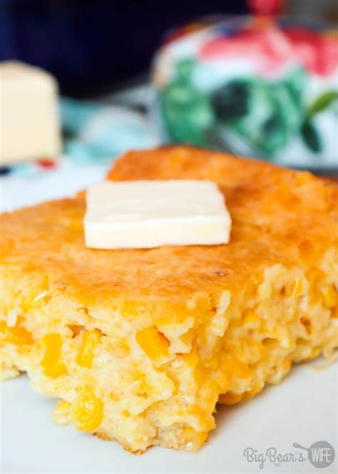 Creamed Corn Cornbread Creamed Corn Casserole Big Bears Wife